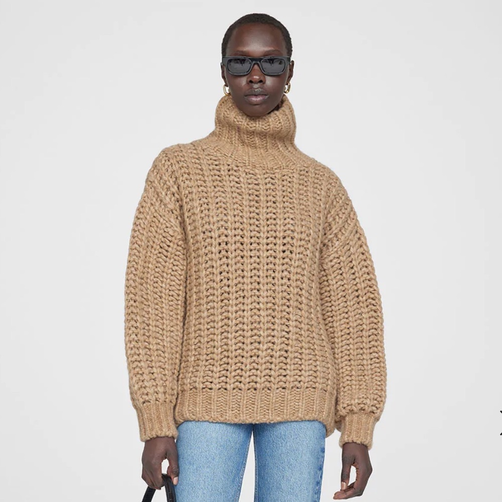 Anine Bing Iris Sweater in camel